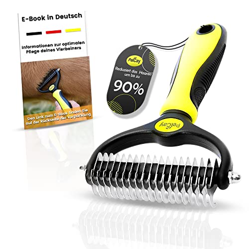 Boowhol Fellkamm Für Hunde & Katzen - Edelstahl Bürste Gegen Haare