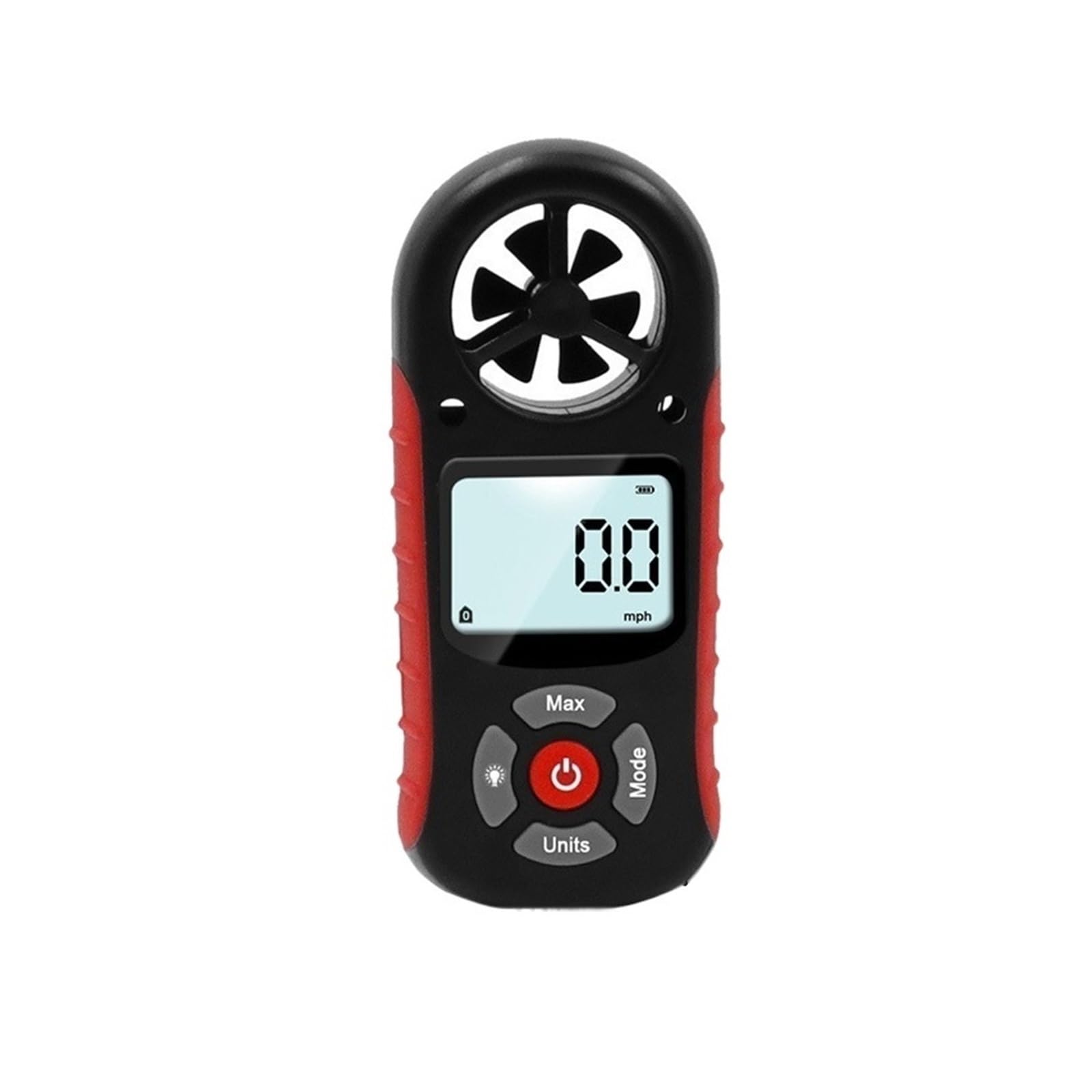 Medidor De Viento Flujo Aire Mano LCD Termómetro Anemómetro Digital Portátil Al Libre Surf Velocidad Del Herramienta Medición Mediciones Precisas Versátiles