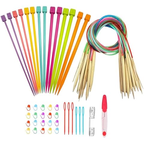 Hobekoee 14 PCS Knitting Needles Set Cover