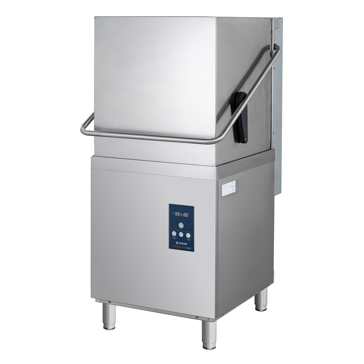GastroHero Haubenspülmaschine 50x50, 400 V, Edelstahl PROFI-HSM54SL