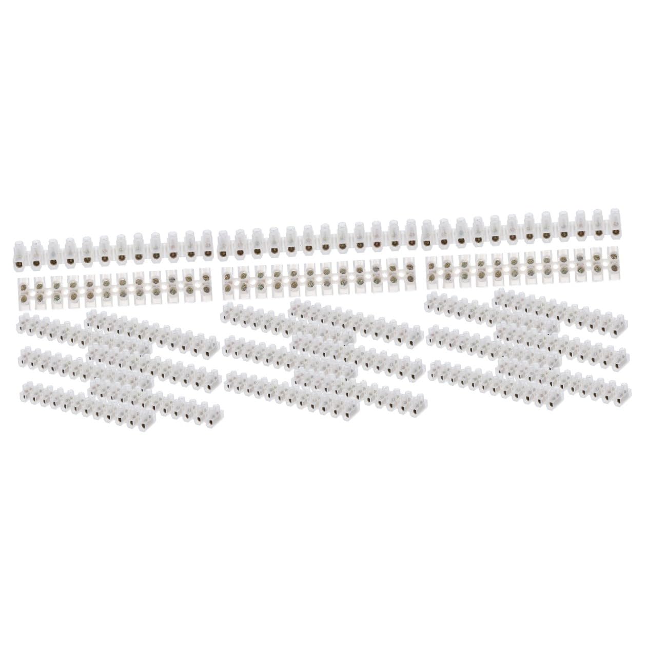 iplusmile 30 Stück X3 Klemmen 380 V Schraubklemmenblock Drahtverbinder Set Lautsprecheranschluss Klemmenblöcke Schnellverbinder Stoßklemmenblock Schnellanschluss Kabelverbinder