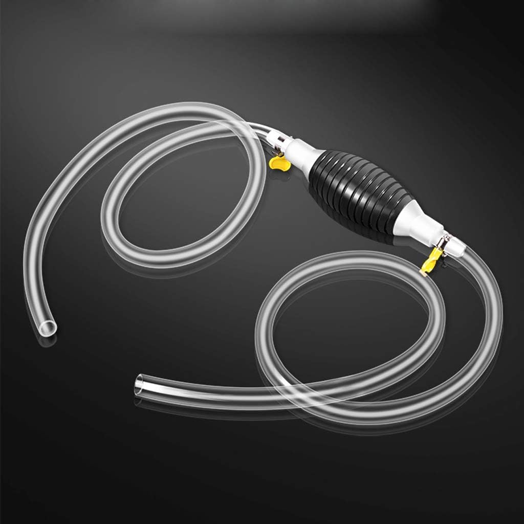 Jxueych Car Fuel Tank Sucker Newest High Flow Siphon Hand Pump Portable Manual Car Fuel Transfer Pump for Gas Gasoline Petrol Diesel Oil Liquid Water Fish Tank with 2M Syphon Hose