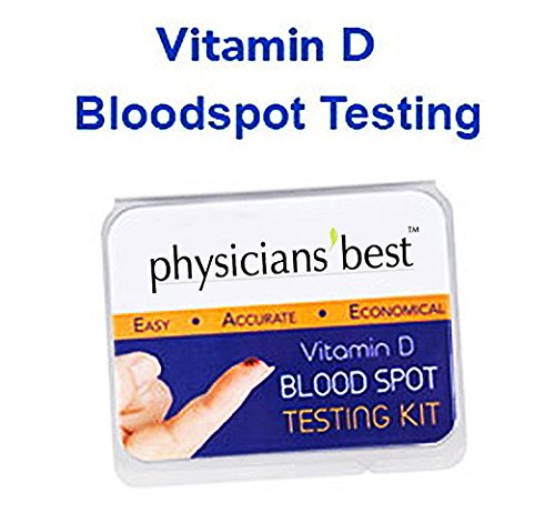Vitamin D Test - Home Blood Spot Test Vitamin D3 and D2 - Accurate results - Do you have a Vitamin D Deficiency? Vitamin Deficiency can cause Low D Symptoms. - Doctor recommended, but doctors visit or prescription not required. - Order this testing kit now to make sure your Vit D is at an optimum level! Dr. Oz says that 75% of Americans are Vitamin D deficient!