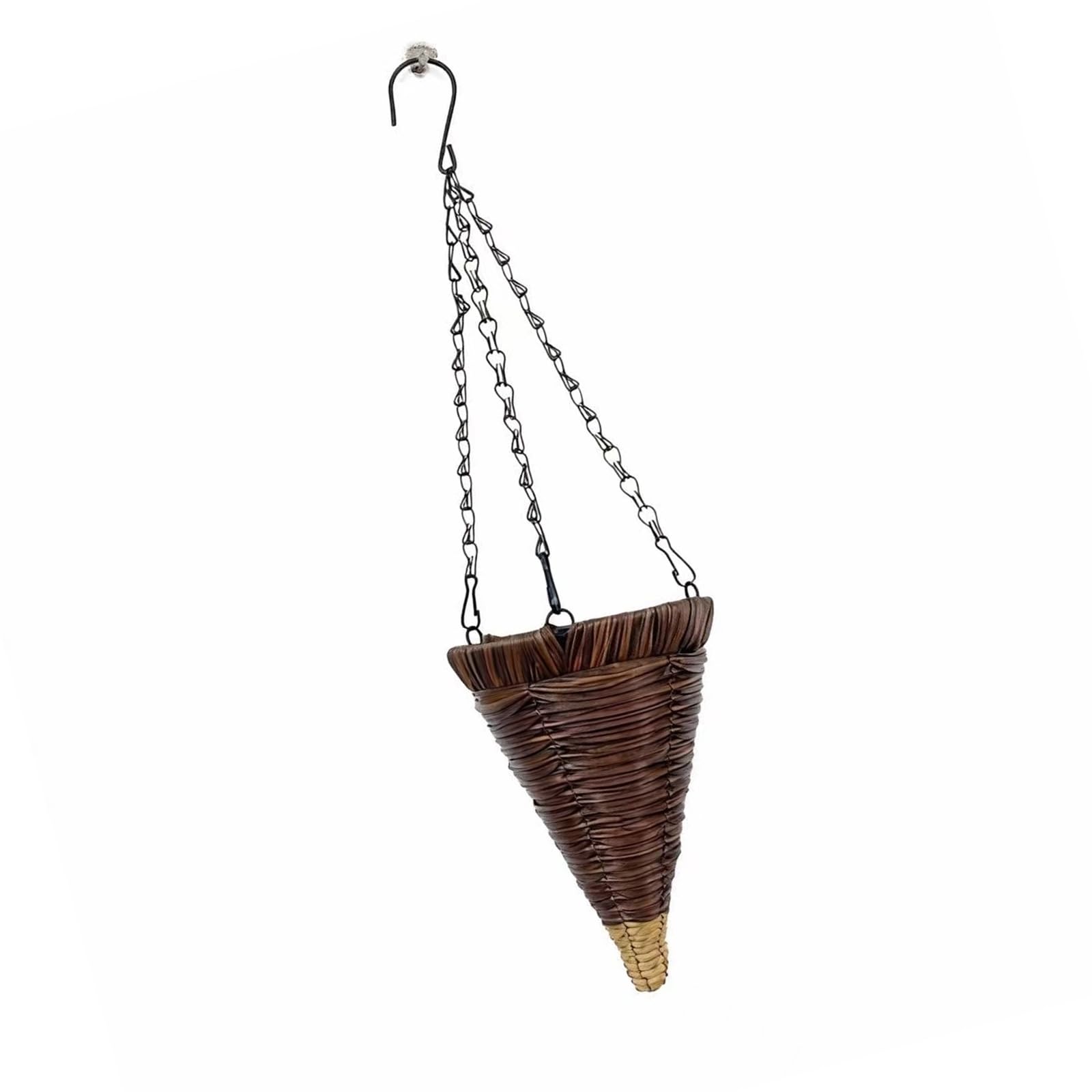 Spacious Conical Hanging Planter to Display Multiple Plants, Stable Hanging and Easy Garden Maintenance, Weather Resistant Basket, Balcony Basket
