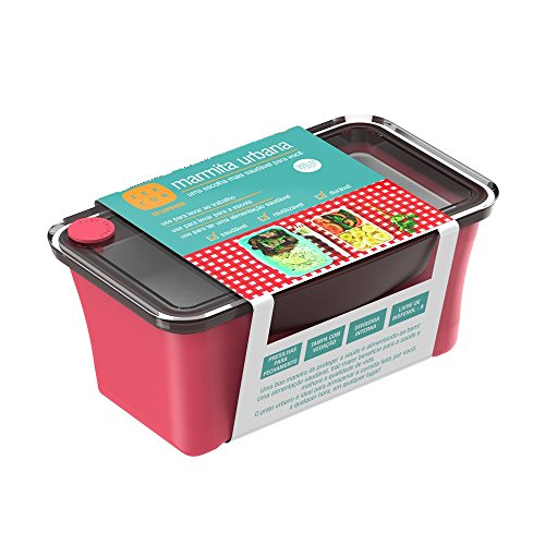 Marmita Urbana Tekcor 900Ml, Soprano, 0840, Vermelho, Pequeno