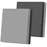 CAIEJSAEN 2er-Sets Balance Pad 40x33x5cm Rutschfest Balance-Kissen Weichschaum Balancekissen für Stabilität und Koordination Balance Pad für Pferde (Grau Schwarz)