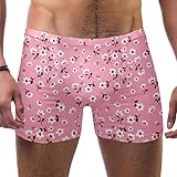 Material duradero: nuestros trajes de baño estampados están hechos de tela de poliéster, extremadamente suave y agradable al tacto; tela de secado rápido con baja absorción de humedad; tela elástica resistente a la flacidez y al embolsado, cómodo de llevar mientras nadas y dura mucho tiempo.