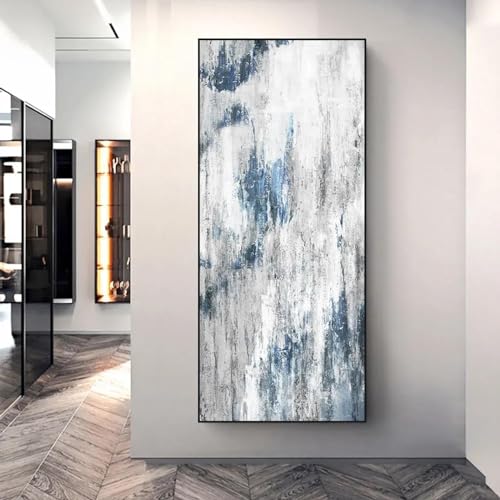 Peinture a l'huile abstraite ZHMANLUCK grand format deco murale de luxe