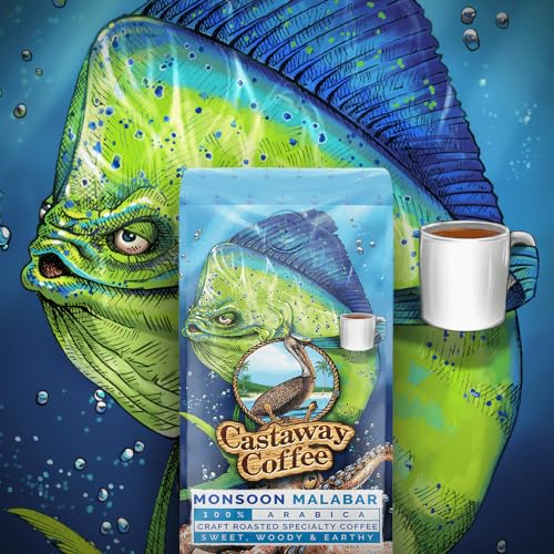 Castaway Coffee Monsoon Malabar K-Cup Pod 12 Count miniatura 3