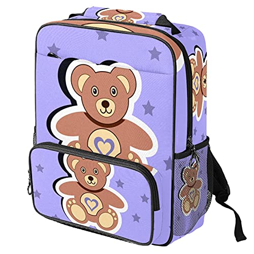 Sac à dos raton laveur mignon pour ordinateur portable avec compartiment de travail renforcé