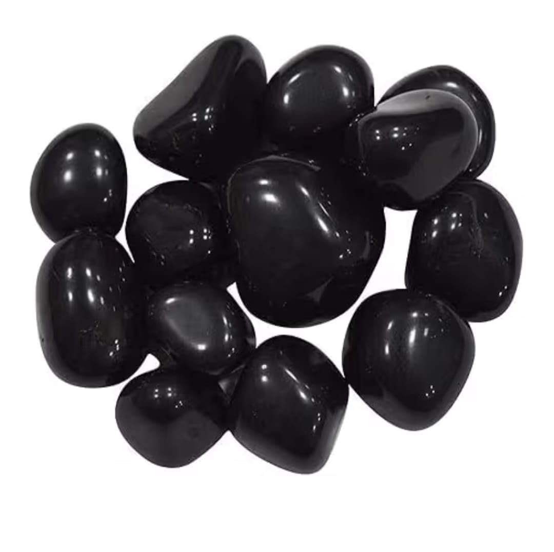 Black Polished Decorative Pebbles Stones for Aquarium, Plant Pots, Garden Landscaping & Home Decoration-picture-35
