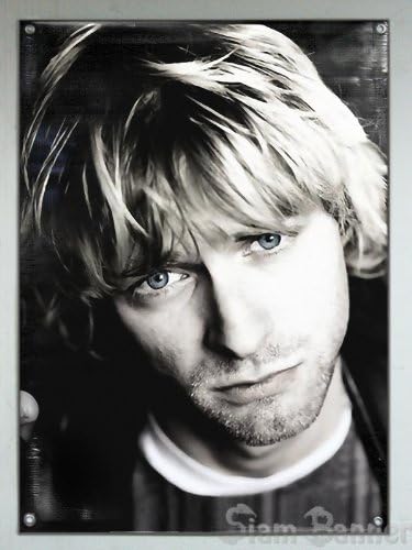 New! NIRVANA KURT COBAIN Vinyl Banner Poster 27x39"