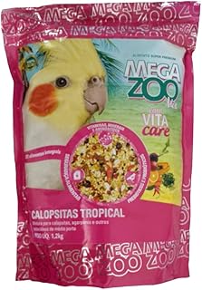 RAÇÃO MEGAZOO MIX CALOPSITA TROPICAL 1,2KG