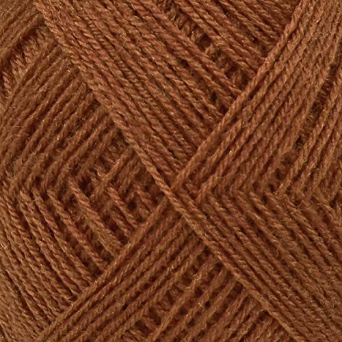Image of M.G ENTERPRISE Bigboss Rust (600 gm) Wool Ball Hand Knitting Wool /Art Craft Soft Fingering Crochet Hook Yarn, Needle Knitting Yarn Thread dye MG NG