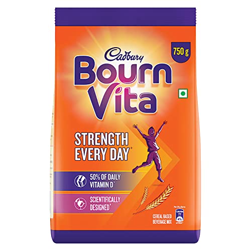 Cadbury Bournvita Chocolate Nutrition Drink, 750 g Pouch Cadbury Bournvita Chocolate Nutrition Drink, 750 g Pouch