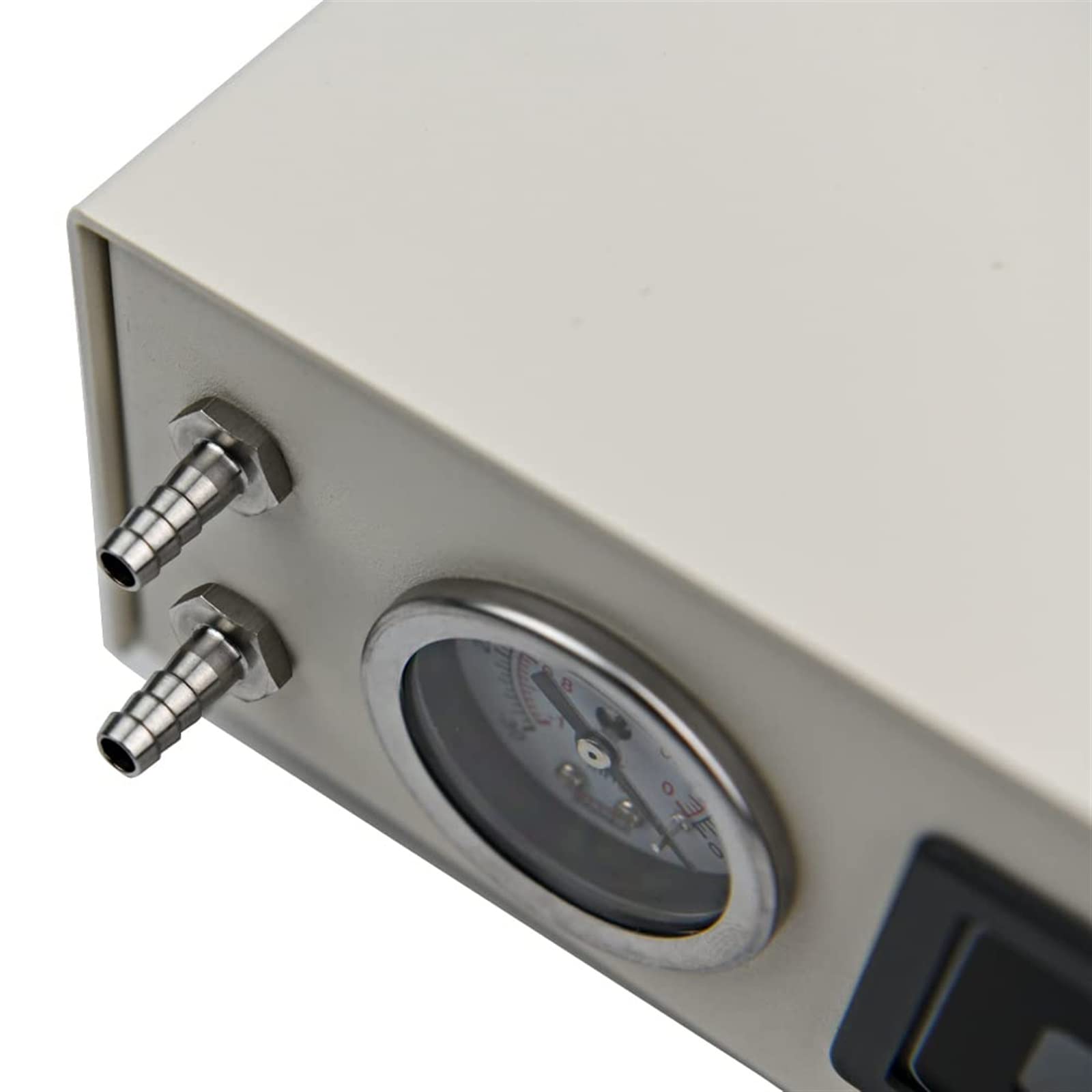 Bomba de vacío de diafragma sin aceite de flujo de aire de 24V 10L/min, Motor sin escobillas ajustable pequeño de laboratorio de presión negativa Amplia Resistencia QuíMica(2)