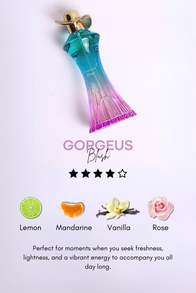 Bharara Beauty Gorgeous Blush Eau De Parfum For Women 3.4 Fl Oz / 100 ML - Image 5