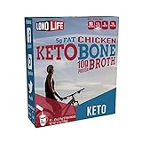 LonoLife Keto Bone Broth Protein Powder Sticks - Chicken-flavored: 8g Protein, 4g Fat, Keto-Friendly, 10 Portable Servings Packaging May Vary