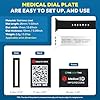 2PCS Medical Alert ID Tag for Watch Band Engraved QR Code Watch Safety Plate, Fitness Runners ID tag for Sport Smartwatch - More Space Custom Emergency Medical Info-Without Watchband #2