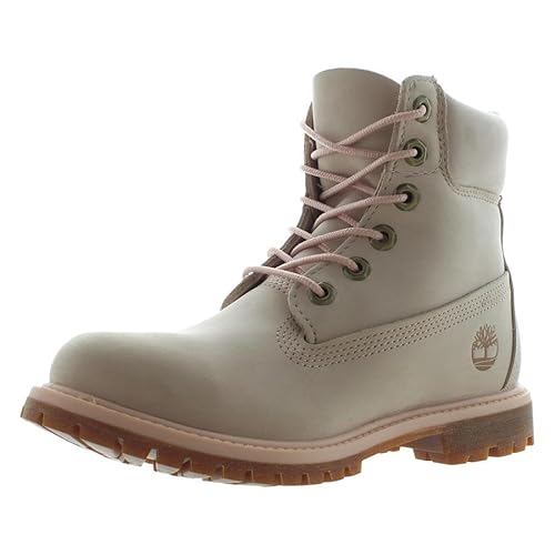 Timberland Timberland Premium 6 Inch Waterproof Boot Womens Shoes Size 10, Color: Light Pink/Brown/Pink