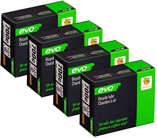 EVO Bike Tube Bundle 700x23-25" 60mm Presta RVC - 4 Pack