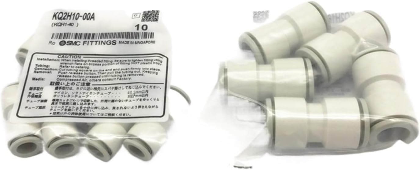10PCS Pneumatic Connector,fifittings KQ2H04-00A,06-00A,08-00A,10-00A,12-00A,(KQ2H04-00A 10PCS)