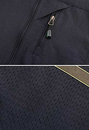 Hbufnha Mens Casual Lightweight Vest Sleeveless Jacket Windbreaker Softshell For Outdoor Sport Travel Golf Fishing 01-Bl-2Xl #TOP5