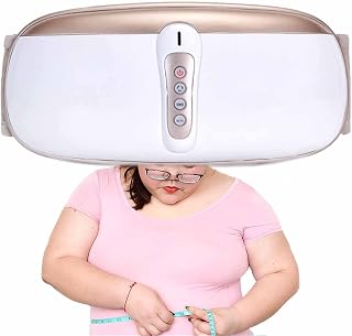 Cordless Slimming Belt&Weight Loss Machine For Women, Lazy Chargeable Vibration Massage With 4 Massage Modes/Infrared Heating,Adjustable Belly Fat Burner For Belly, Buttocks, Legs, Back,Gold