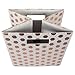 DII Collapsible Polyester Storage Cube, Honeycomb, Copper, Small