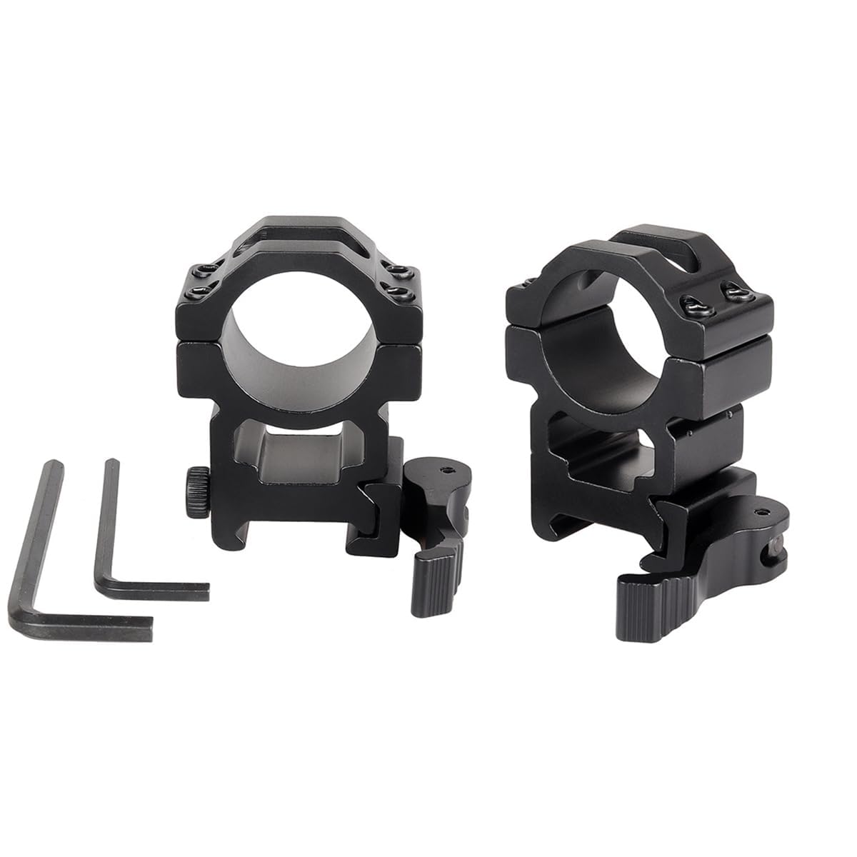 Stopu aluminium Quick Release Detach High Profile Scope Rings Mounts Picatinny 1 cal 25,4 mm Średnica 20 mm Szyna Zestaw 2