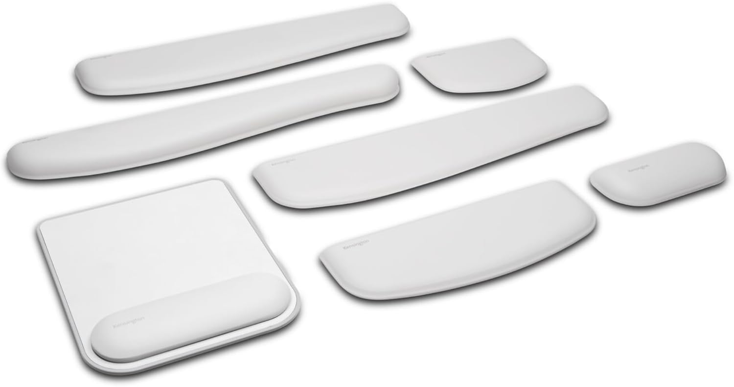 Kensington ErgoSoft Wrist Rest for Standard Mouse with 25 mm Upper Height, Contoured Shape, Professional Design, Grey, K50432EU