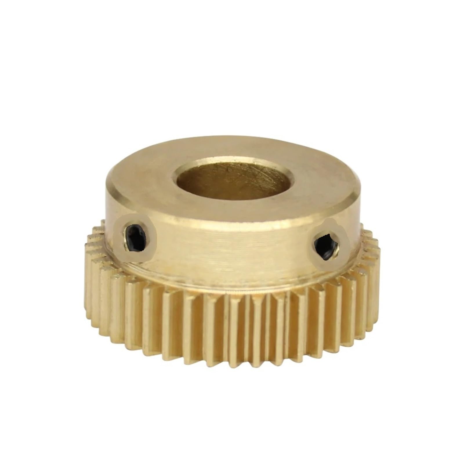 Bevel Gear Pinion Hardware Mechanical Spur Gear 0.5M 20T 21T 22T 23T 24T 25T Bore 5mm Copper Brass Mini Spur Gear Teeth Height 5 mm(0.5M -25T)