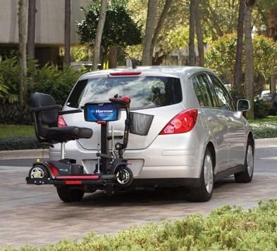 Harmar AL160 Lift folded on vehicle