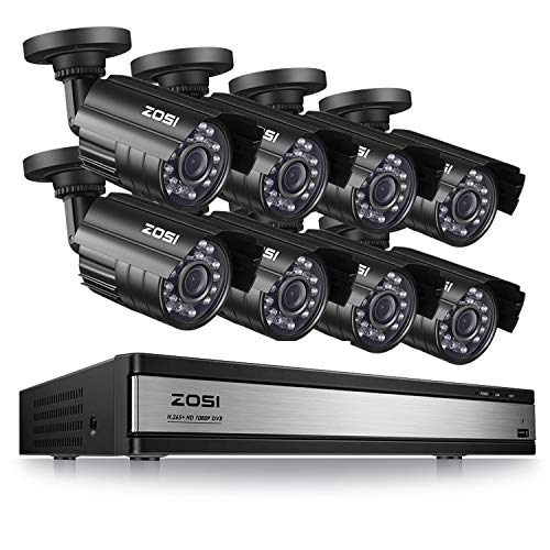 ZOSI 16CH 3K Lite Home Security Camera System, 8X Metal Bullet Cams, No HDD