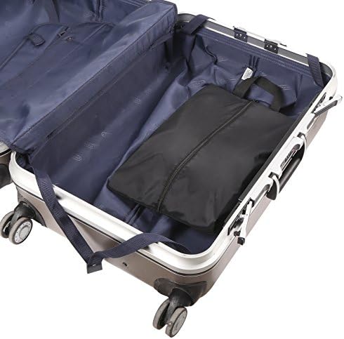 Amazon Brand - Eono Travel Shoe Bags 2Pcs (1 Standard Size + 1 X-Large Size), Packing Cubes for Shoes, Lightweight and Waterproof Nylon Bags with Zipper for Men & Women