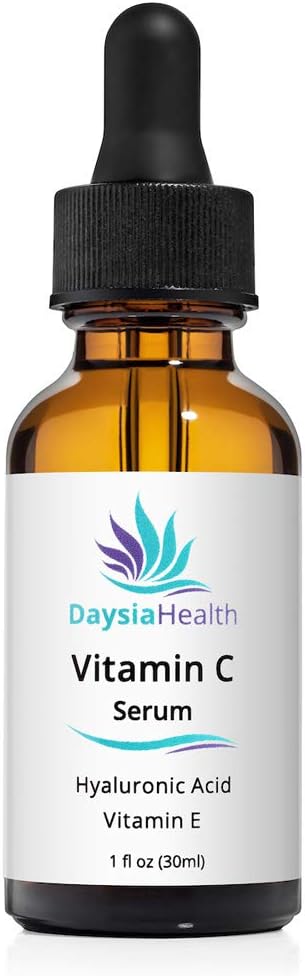 Daysia Health Vitamin C Serum for Face, with Hyaluronic Acid, Vitamin E, Aloe Vera, Anti Aging