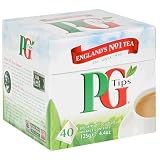 PG Tips Black Tea England's Favorite - 40 Pyramid Tea Bags by PG Tips