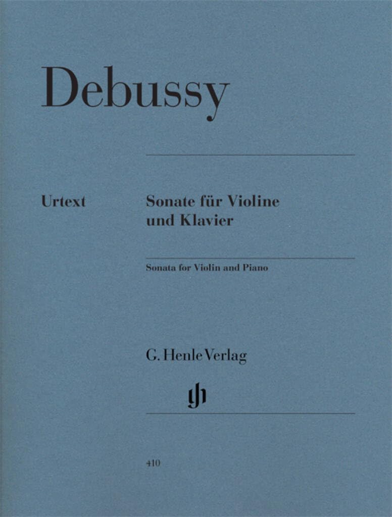 Sonata for Violin and Piano - violin and piano - (HN 410)