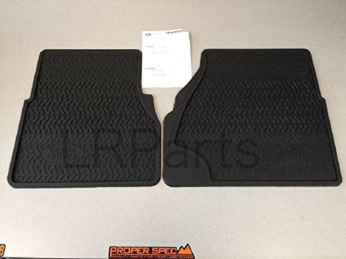 Proper Spec Land Rover Front Floor Mat Mats -Rubber Defender 90 110 RTC8098AB Genuine