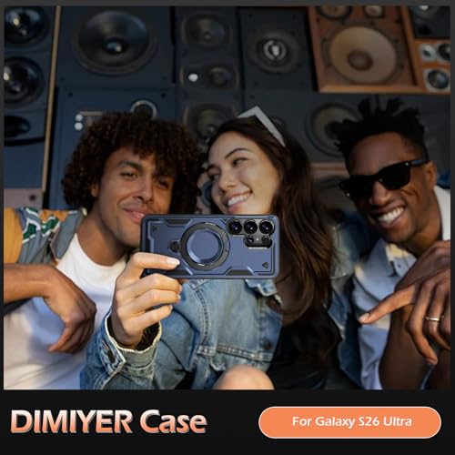 Image of for Samsung Galaxy S26 Ultra Case Magnetic with stand, with Mag-Safe, with Screen Protector, Wireless Charging, Shockproof for Samsung S26 Ultra 5G Phone Case, Ring Holder Cover for Samsung S26 Ultra