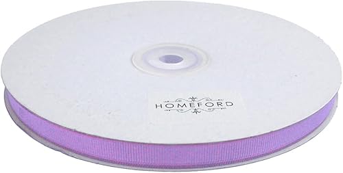 Miniatura 89 de Homeford Cinta de grogrén sólido, 50 yardas (3/8 pulgadas, coral)