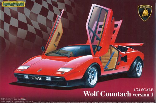Aoshima 1/24 Wolf Countach Version 1 # 049600(Japan Import)
