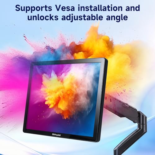 Image of 17-inch 10-point capacitive LED touchscreen monitor, true flat seamless touchscreen, 1280x1024 resolution, VGA /HDMI input, plug and play, driver-free, suitable for POS retail and catering systems