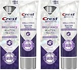 Crest 3D White Brilliance Pro Whitening Toothpaste | Anticavity Fluoride | 4% Hydrogen Peroxide | Pack of 2 | 3.8 oz