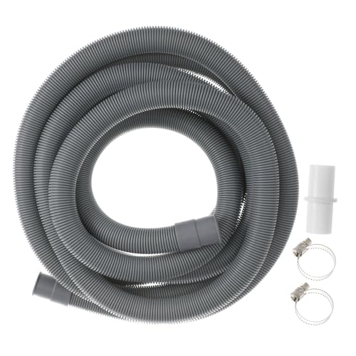 ROMISBABA 1ensemble Tuyau De Drainage Pour Machine à Laver De Mètres Flexible Et Étanche Pour Salle De Bain Et Cuisine Installation Facile Compatible Avec Toutes Machines à Laver