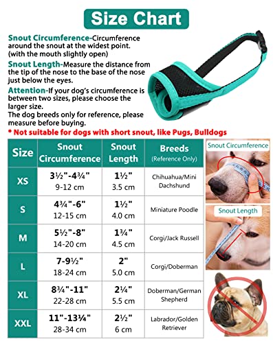 Dog Muzzle Anti Biting Barking And Chewing, With Comfortable Mesh Soft Fabric And Adjustable Strap, Suitable For Small, Medium And Large Dogs #TOP2