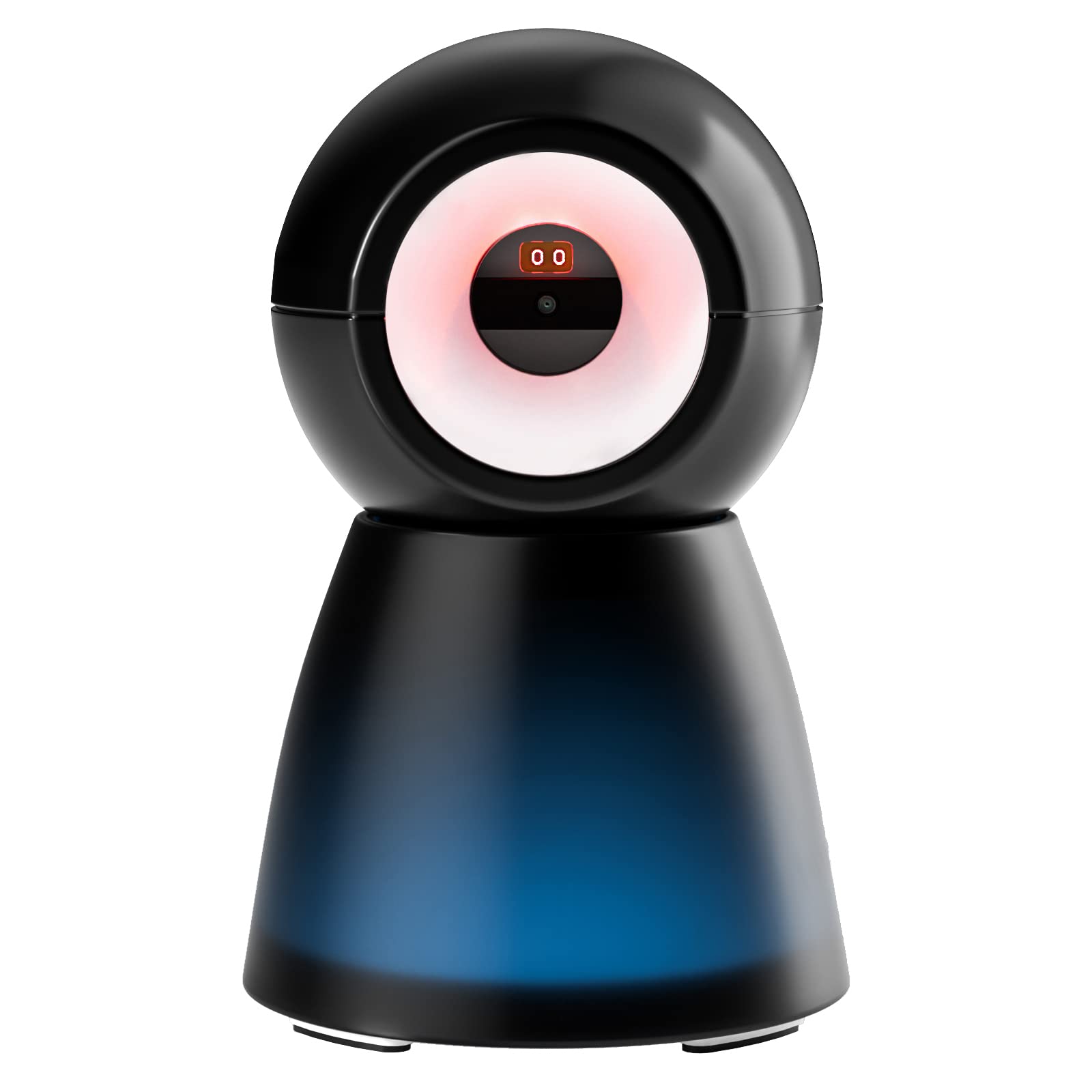 TEEMITMSL-73 Handsfree Barcode Scanner USB Wired + Virtual COM Port 1D 2D QR UPC Digital Codes Scanning CMOS Imager Desktop Presentation Bar Code Reader Compact Size