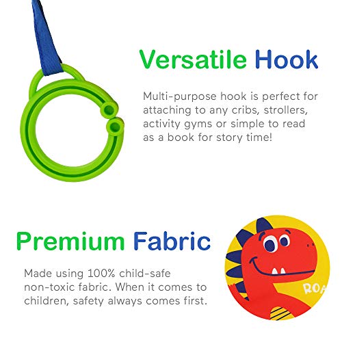 Urban Kiddy™ Baby's My First Family Album | Soft Photo Cloth Book Gift Set For Newborn Toddler & Kids (Dinosaur) #TOP3