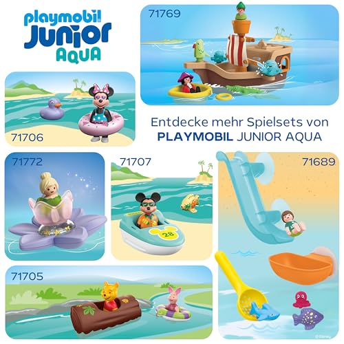 PLAYMOBIL | JUNIOR Aqua | Schwimmbecher mit Wasserspaß | Wasserspielzeug ab 1 Jahr | Geschenk für Kleinkinder | Lehrreich & Spaß beim Baden | Nachhaltiges Badespielzeug | 71776