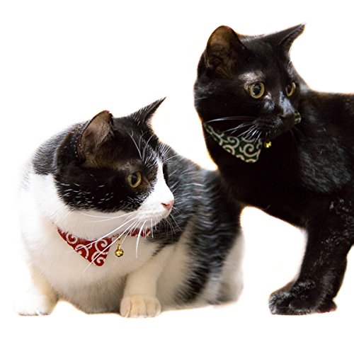Amazon | 【 猫雑貨 招福 】 猫 首輪 唐草 襟 セーフティ Amazon | 【 猫雑貨 招福 】 猫 首輪 唐草 襟 セーフティ
